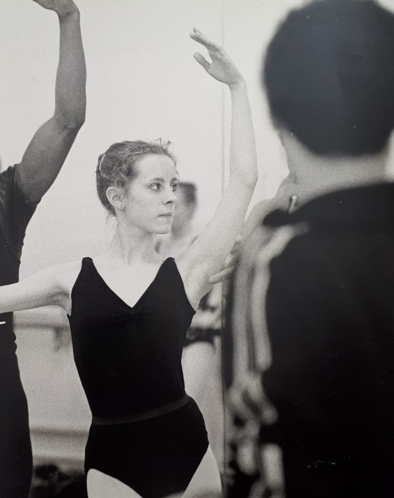 Aged 17 at the Central School of Ballet
